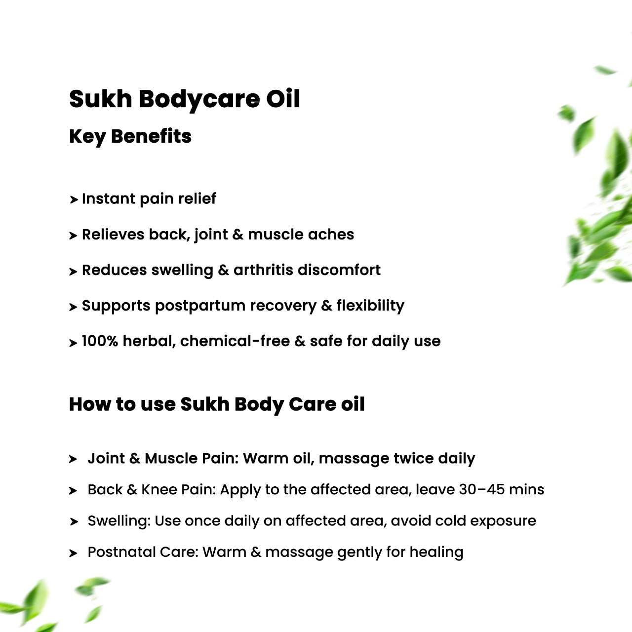 Sukh Bodycare Oil